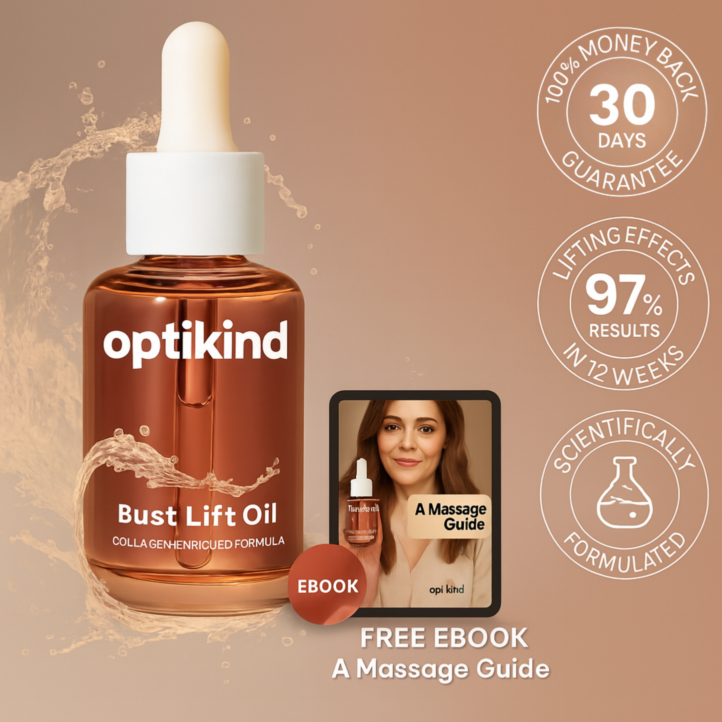 Bust Lift Oil - Naturally Lifted, Fuller Bust