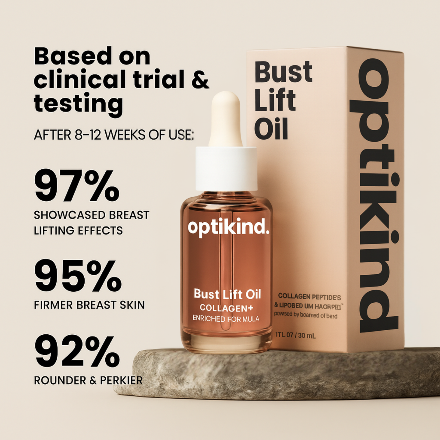 Bust Lift Oil - Naturally Lifted, Fuller Bust